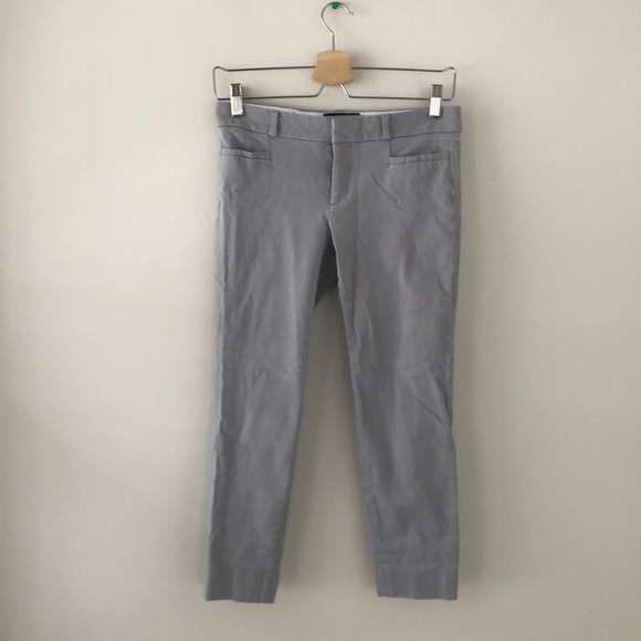 Banana republic light grey Sloan crop pants - Picture 1 of 5